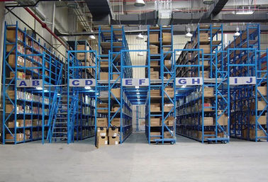 150 كيلوجرام -600 كيلوجرام اليدوي عمليات طابق الميزانين مع رفوف الرفوف