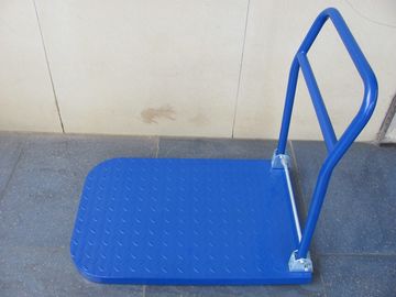 150kg / 300kg طوي الصلب عربة معدات مستودع مع الدرابزين