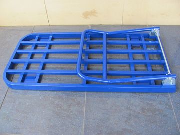 1200 X 600MM أنبوب معدني عربة قابلة للطي المعدات الصناعية مع مسحوق الطلاء الانتهاء